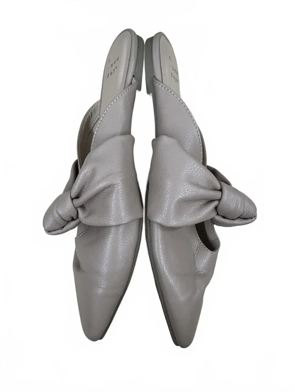 A New Day Taupe Slip On Bow Flats